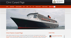 Desktop Screenshot of chriscunard.com