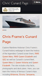 Mobile Screenshot of chriscunard.com